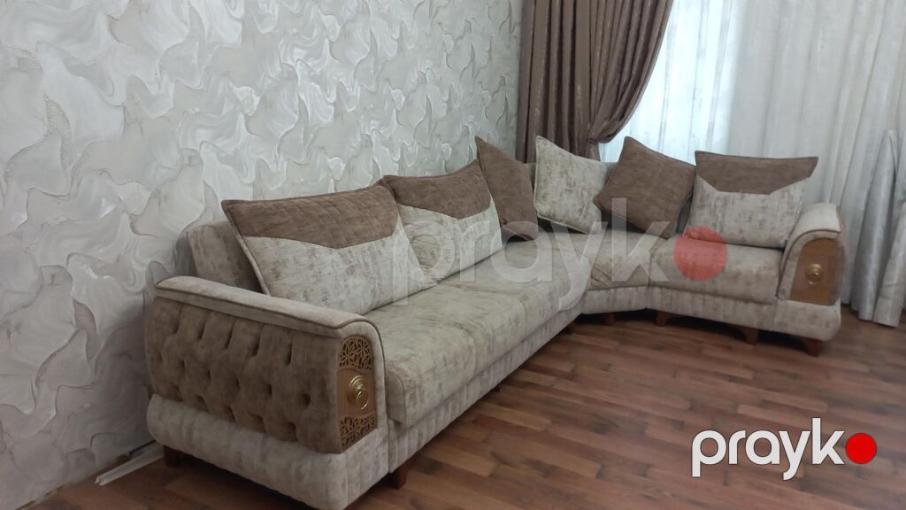 Künc divan 670 Azn.Bazalıdır, açılır yataq olur.küncləri dəyişir. Yeni — Divanlər, Digah (4)