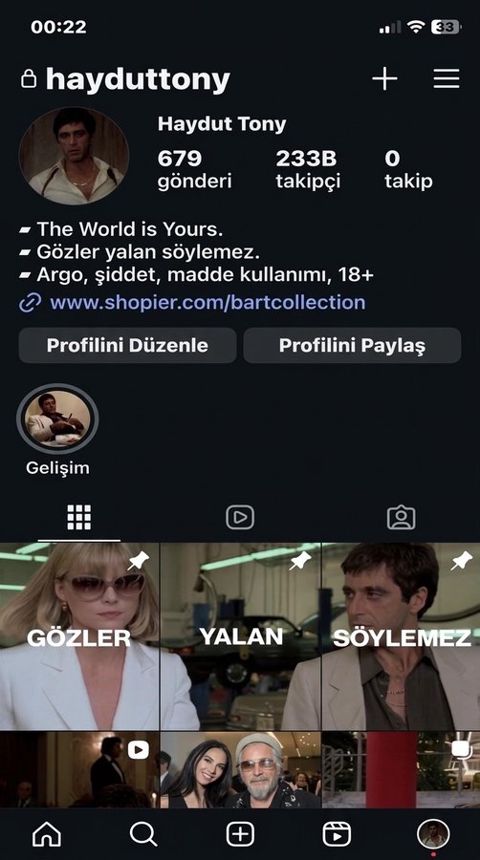Instagram sehifesi — Salyan
