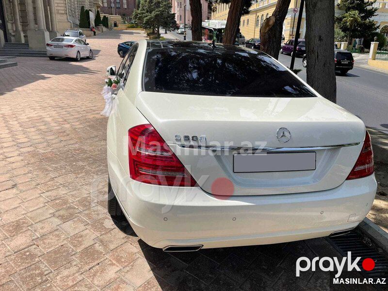 Mercedes s class Wedding, 2012 il — Minik avtomobili icarəsi, Bakı (5)