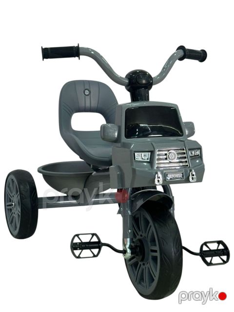 Üçtəkərli velosiped 906_kz197, boz, 2-5 yaş — Bakı