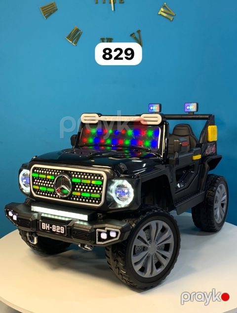 Uşaq elektrik avtomobili 829, qara — Bakı