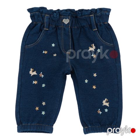 Qızlar üçün düz cins Chicco 9102981000000-88, göy, pambıq/poliester/elastan, ölçü 9 ay — Bakı