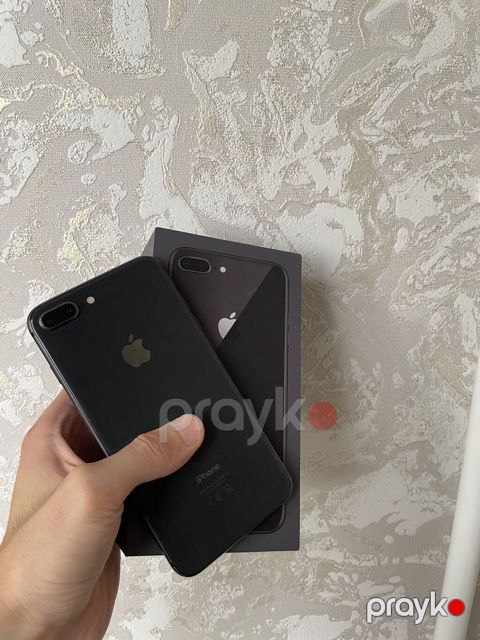 IPhone 8 Plus, 64 GB, Qara, Barmaq izi, Simsiz şarj — Bakı