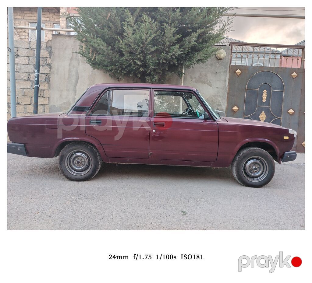 VAZ (Lada) 2107: 1.6 l 2002 il 86663 km Sedan 01-CC-553 — Avtomobillər, Masazır (5)