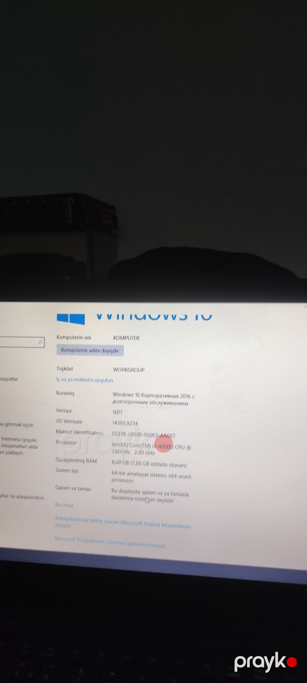 Acer noutbuk + aksesuarlar Texniki göstəricilər: - Prosessor: Intel — Acer, Bakı (3)