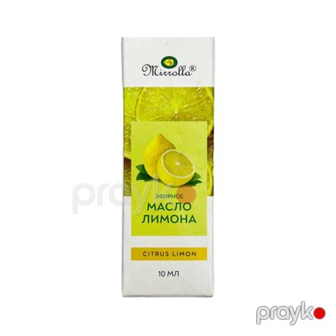 Limon efir yağı Mirrolla, 10 ml — Bakı