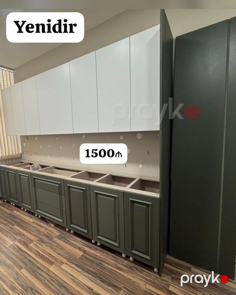 *1500₼ yeni Mətbəx mebeli Satılır*‼ MDF maşın kraskası — Bakı