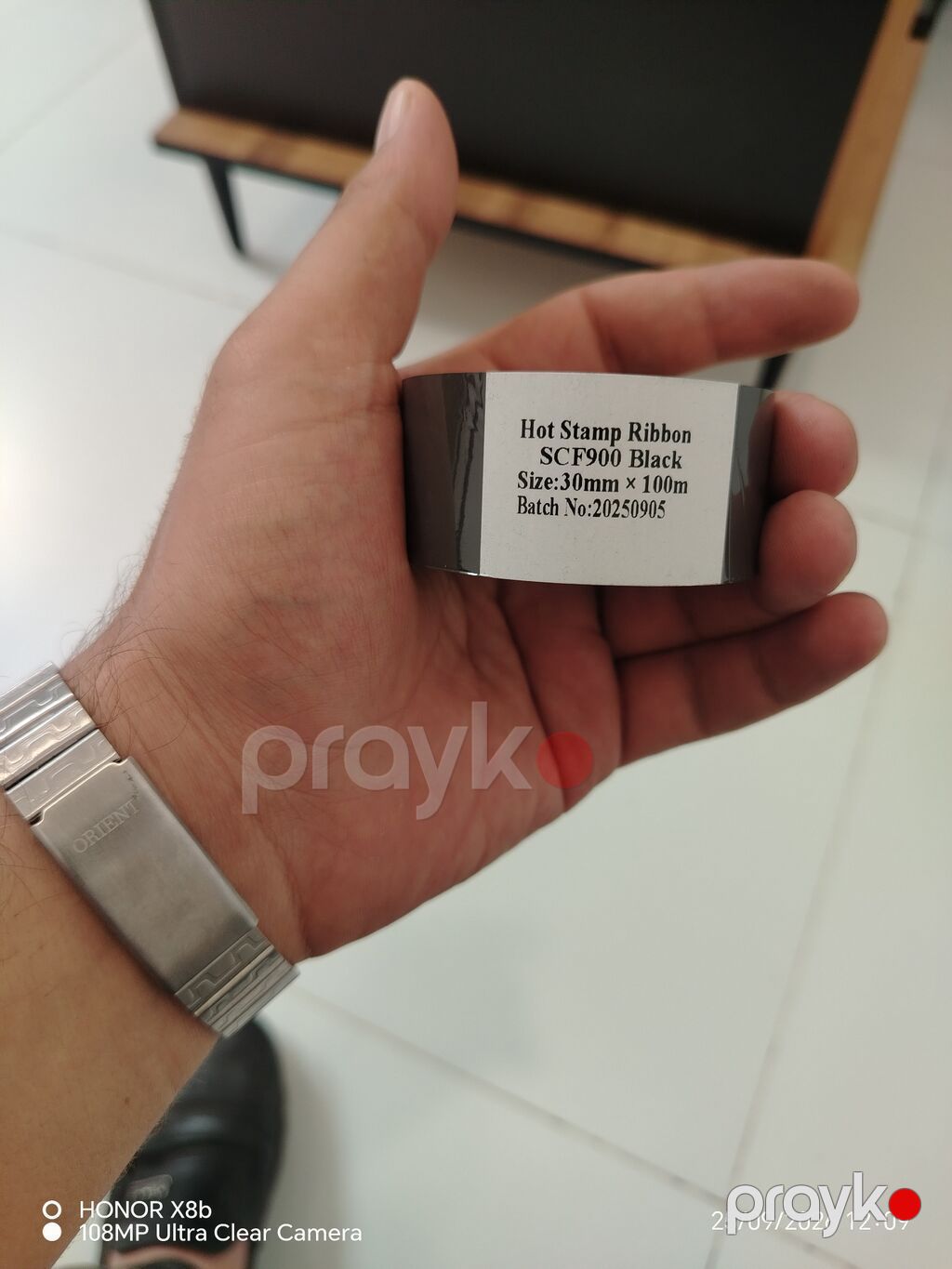 Hot Stamp Ribbon – SCF900, Black - Növ: Hot stamp ribon — İstehlak malları və aksesuarlar, Bakı (3)