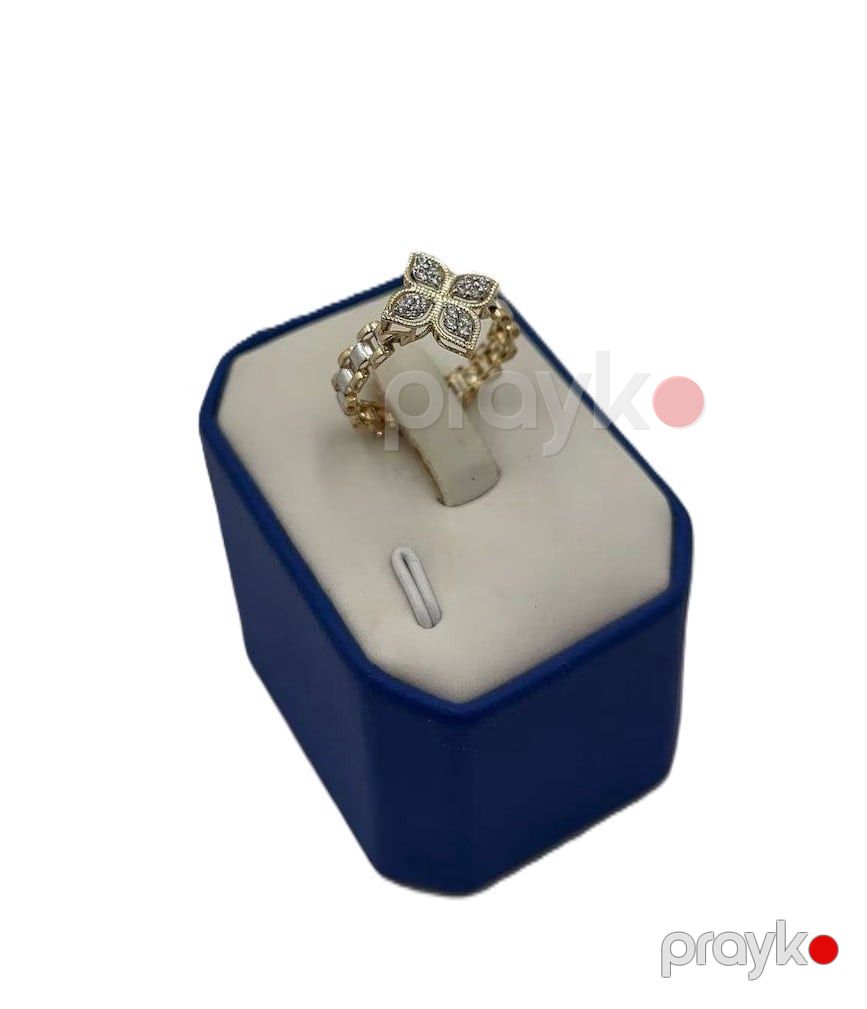Qızıl qadın üzüyü 10447, 585 əyyar, ölçü 18 mm, 1.6 q - ozg.10447 No Brand — Mallar, Bakı (2)
