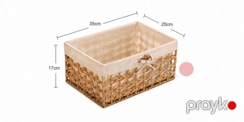 Hörmə səbət, 35x25x17 sm, Kosmetika/Aksessuarlar üçün/Universal, Düzbucaq — Bakı