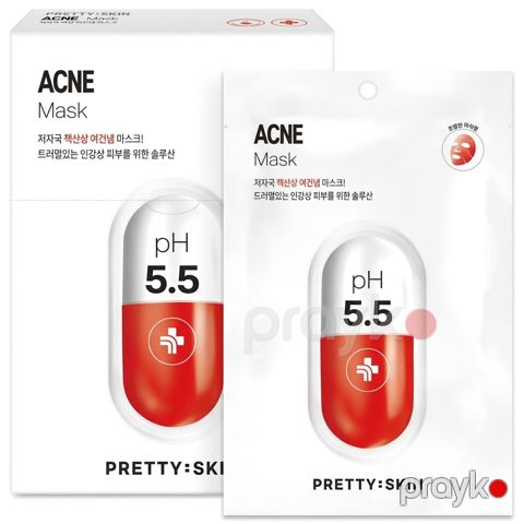 Parça üz maskası Prettyskin Acne, 25 ml — Bakı