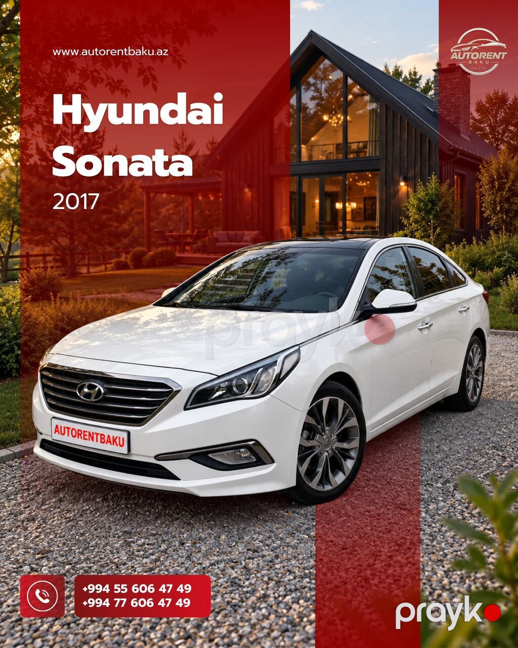 Günlük, Hyundai, Qalmamaq şərti ilə — Minik avtomobili icarəsi, Bakı (5)