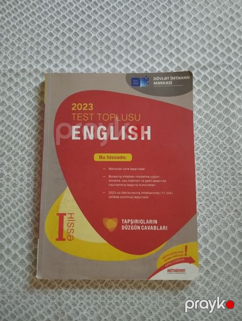 İngilis dili Testlər 11-ci sinif, 1-ci hissə, 2023 il — Bakı
