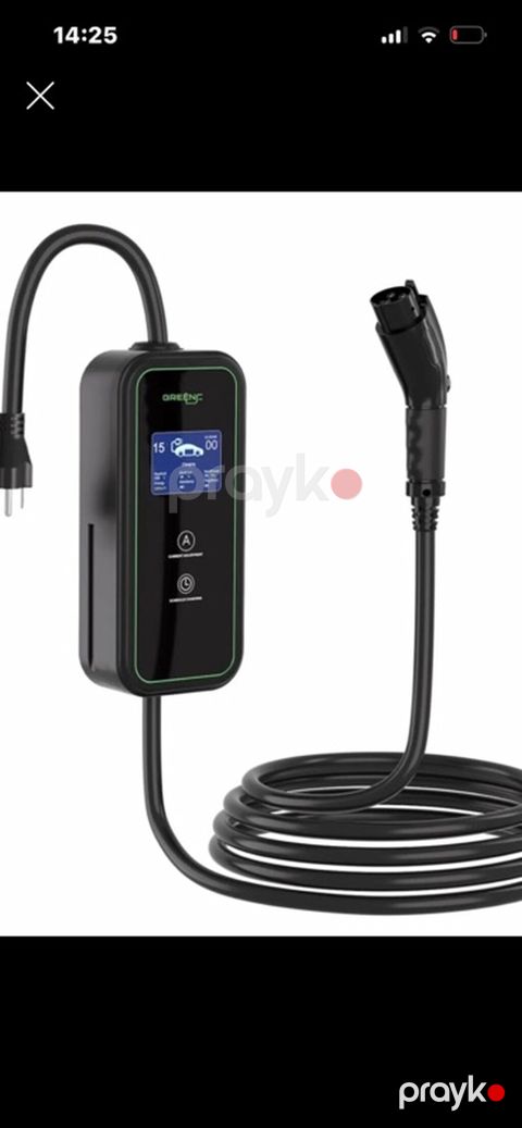 Elektrik avtomobilləri üçün portativ şarj qurğusu (Evse) - Şəbəkə — Bakı