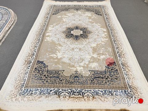 Xalça SH93, ipək, bej, 100x200 sm — Bakı