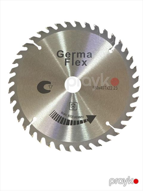 GermaFlex dairəvi mişar diski - Ölçü: 180 x 40T x 22.23 mm - Diş — Bakı