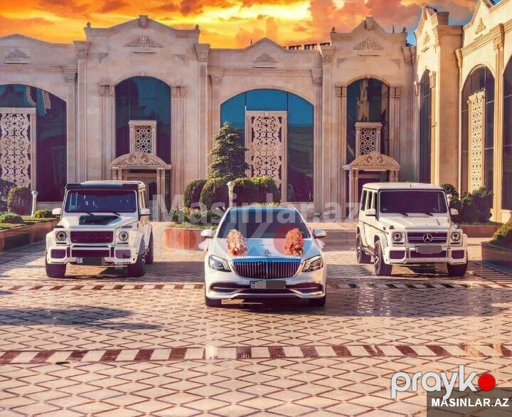 Mercedes Maybach Maybach Toy Wedding, 2020 il — Minik avtomobili icarəsi, Bakı (4)