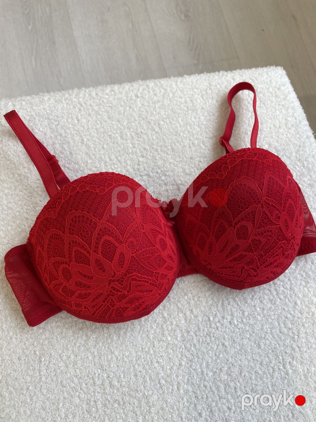 Büsthalter və tuman dəsti 2289648, qırmızı, poliamid/elastan, ölçü 90B — Mallar, Bakı (3)