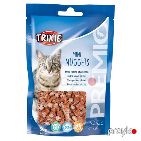Məzələr pişiklər üçün Trixie Mini Nuggets tuna,toyuq və pişik nanəsi ilə 50 q — Bakı
