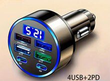 Avtomobil üçün şarj cihazı USB — Bakı