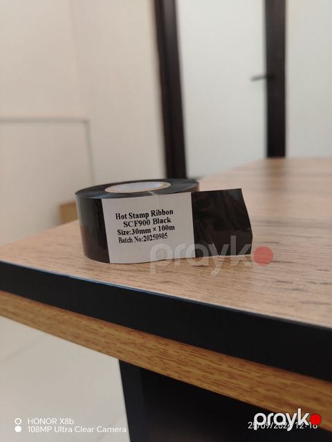 Hot Stamp Ribbon – SCF900, Black - Növ: Hot stamp ribon — Bakı