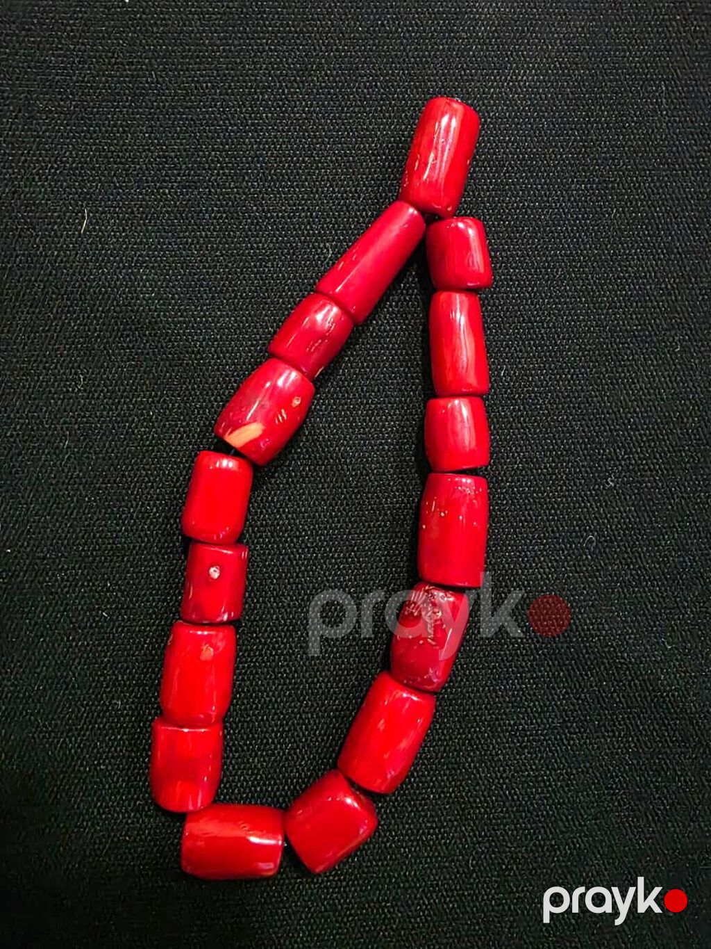 Mərcan təbeh (qırmızı təbii mərcan) muncuq dəsti - Material: təbii — Şəxsi əşyalar, Bakı (2)