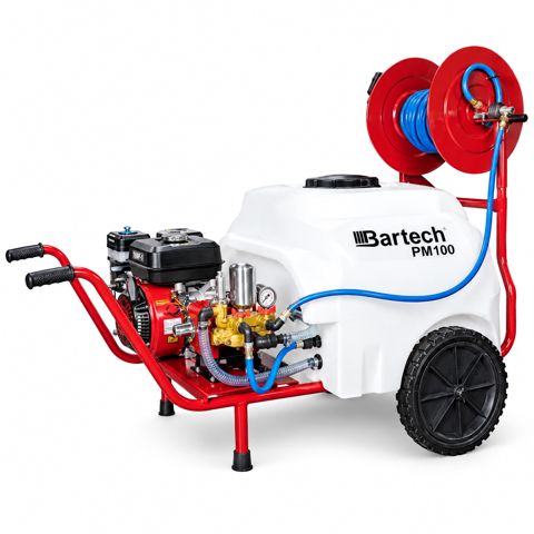 Benzinli çiləmə cihazı Barbaros Motor Makina PM100, 4.85 kVt, 196 sm³, Əl ilə işə salama, Plastik, Metal — Bakı
