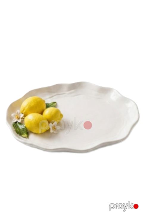 Limon qabı 2789, keramika, ağ — Bakı