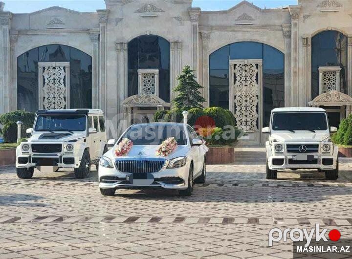 Mercedes Maybach Maybach Toy Wedding, 2020 il — Minik avtomobili icarəsi, Bakı (3)