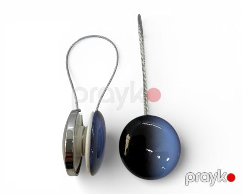 Pərdə üçün maqnitli bağlayıcılar N0011, tros 20 sm, qara/göy, 2 əd — Bakı
