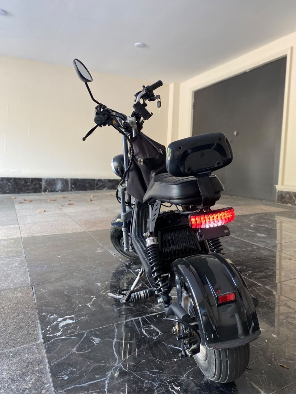 Elektrik skuter – citycoco tipli fat-tired kruizer - Güclü elektrik — Mopedlər və skuterlər, Novxanı (4)
