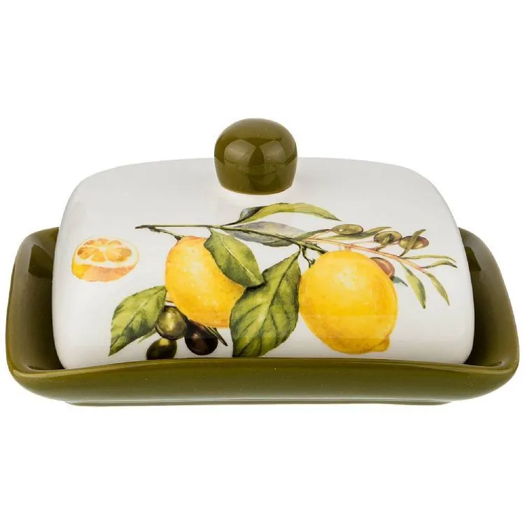 Yağ qabı Agness Lemon 358-1566 17x12,5x9 sm — Bakı