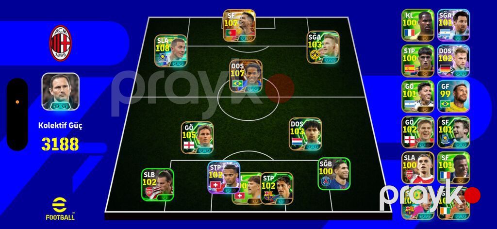 EFootball (PES) hesabı – güclü kolleksiya və hazır heyət Tek bağ — Digər, Bakı (2)