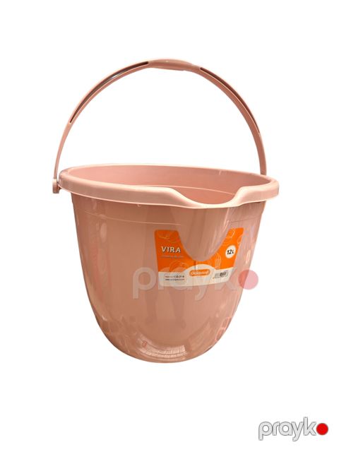 Vedrə 4905, plastik, çəhrayı, 12 l — Bakı
