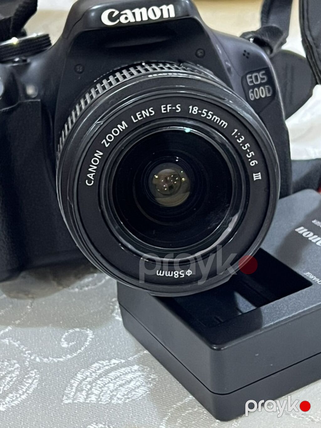Canon EOS 600D Dslr fotoaparat + 18-55mm obyektiv dəsti - Korpus — Fotoaparat, Bakı (6)