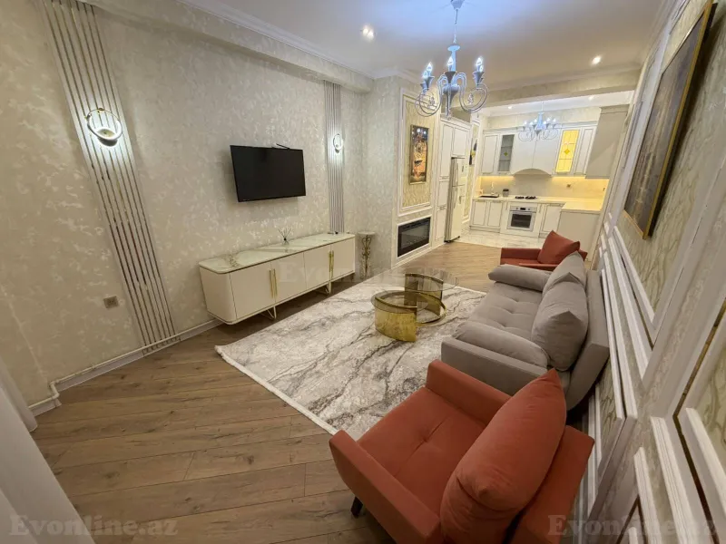 Kirayə verilir 2 otaqlı Mənzil Yeni tikili 75 m² Bakı, Nəsimi r — Bakı