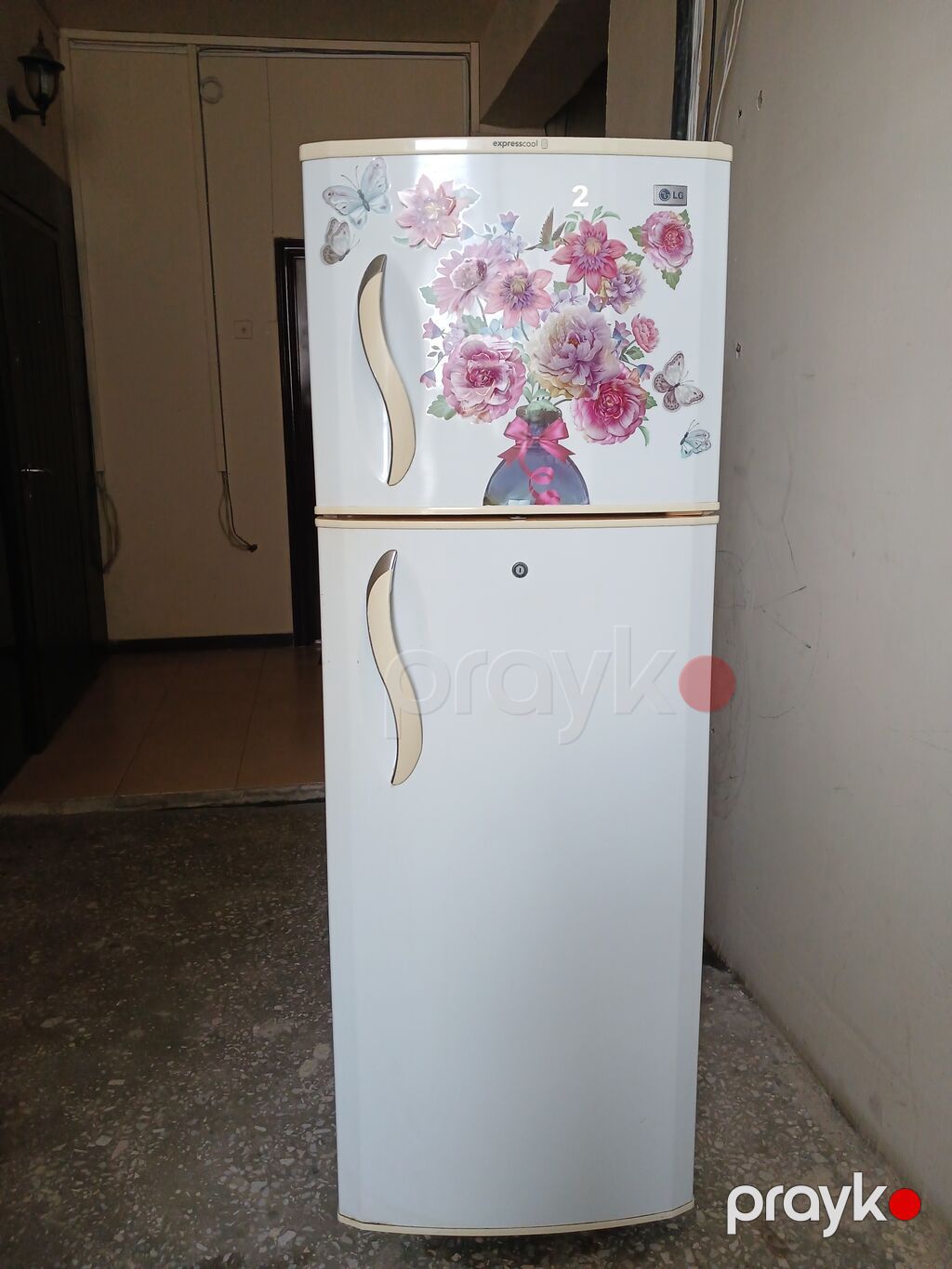 İşlənmiş 2 qapılı LG Soyuducu Satılır, rəng - Ağ — Soyuducular, Bakı (10)
