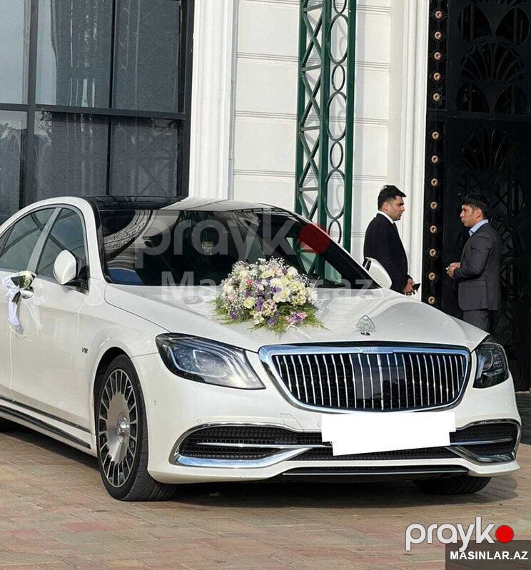 Mercedes Maybach Toy üçün, 2017 il — Minik avtomobili icarəsi, Bakı (4)