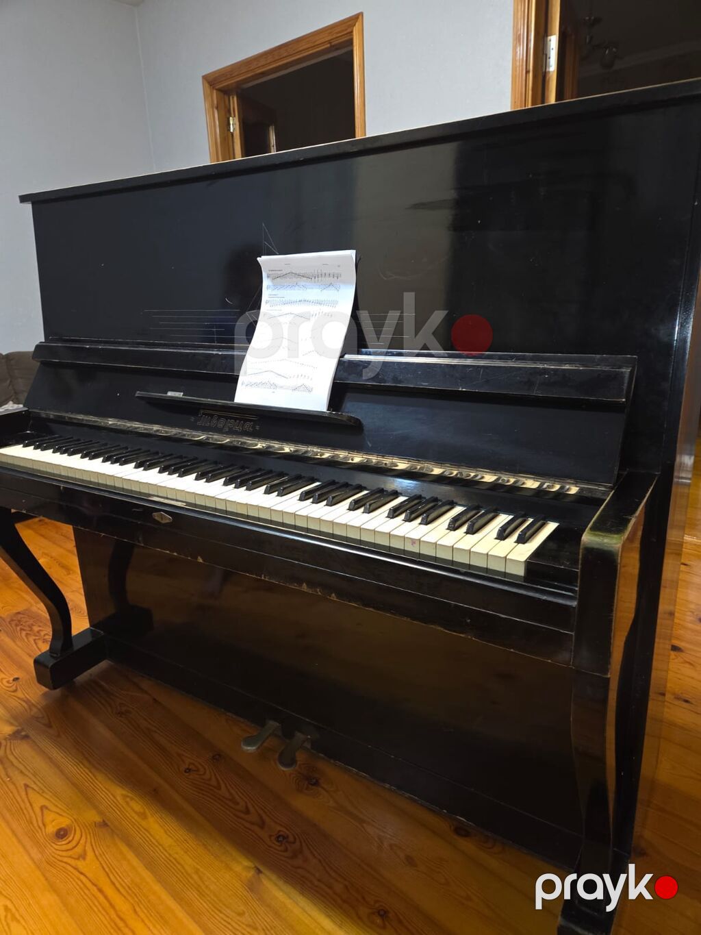 Upright pianino – klassik qara korpuslu, ağ-qara 88 klavişli, 2 — Pianino və digər klaviş alətləri, Neftçala (3)