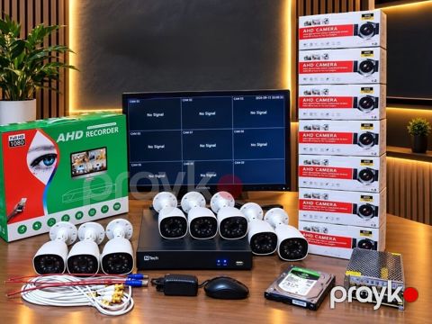 Monitor 20 Ekran 5 MP DVR 8 çıxışlıdir Təzədir) Telefondan izləmə — Bakı