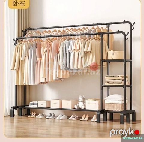 Təkərli paltar asılqanı — Bakı