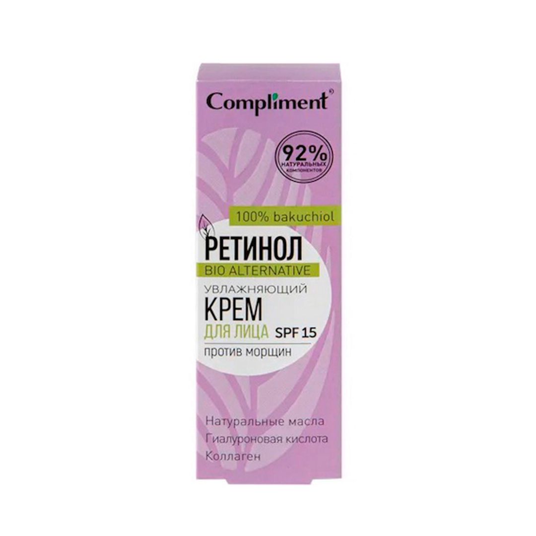 Üz üçün krem qırışlara qarşı Compliment Bio Alternative SPF15 nəmləndirici 30 ml — Mallar, Bakı