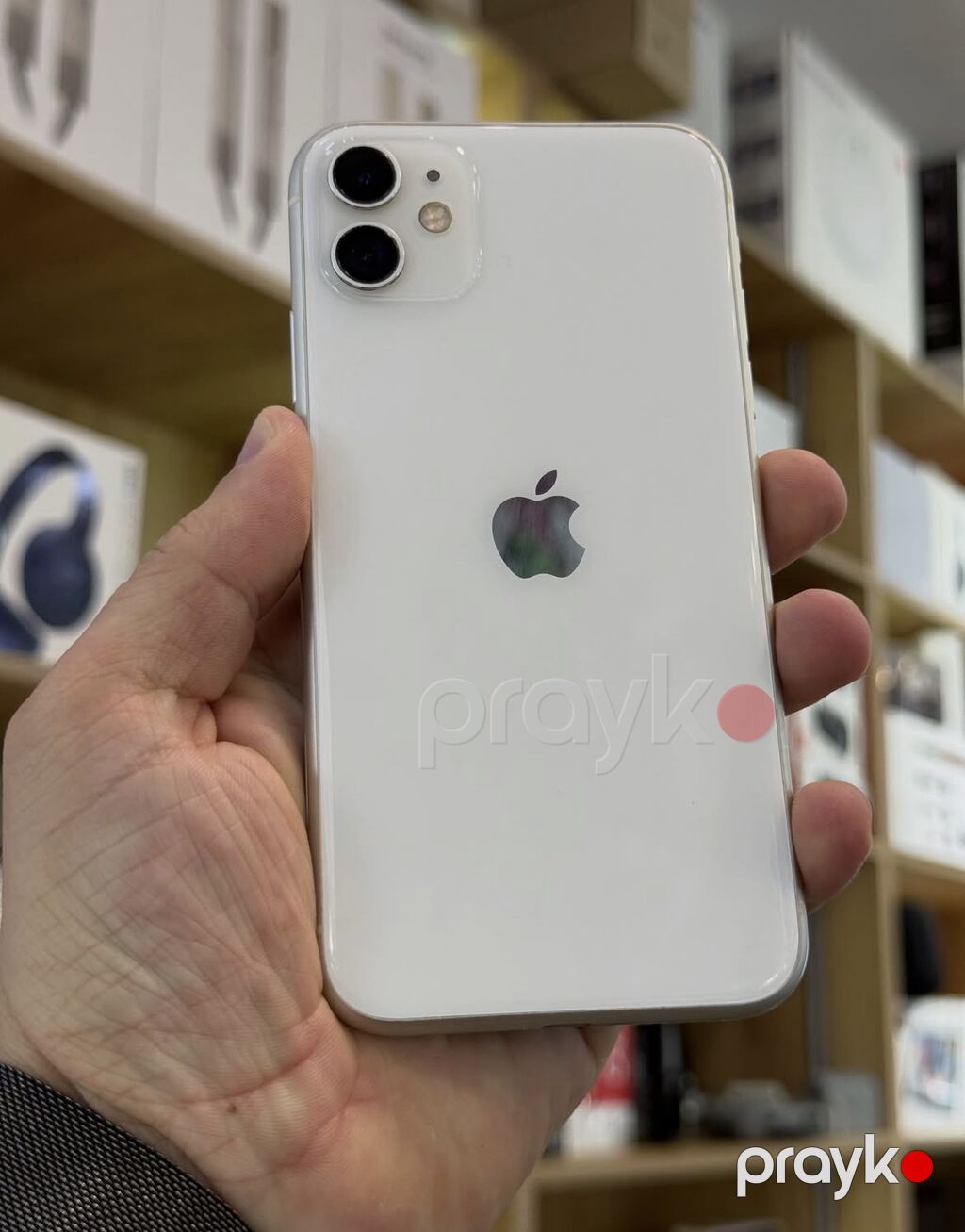 IPhone 11, 128 GB, Ağ, Zəmanət, Simsiz şarj, Face ID — Apple iPhone, Bakı (4)
