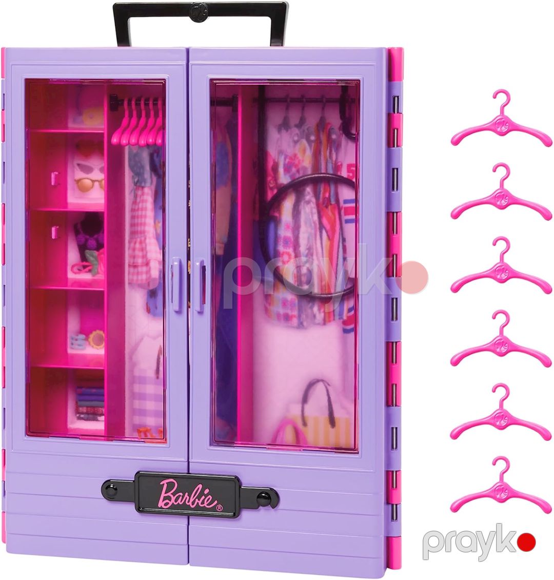 Kuklalar üçün şkaf Mattel Barbie Fashionistas Ultimate Closet, yasəməni, 3+ yaş — Mallar, Bakı (2)