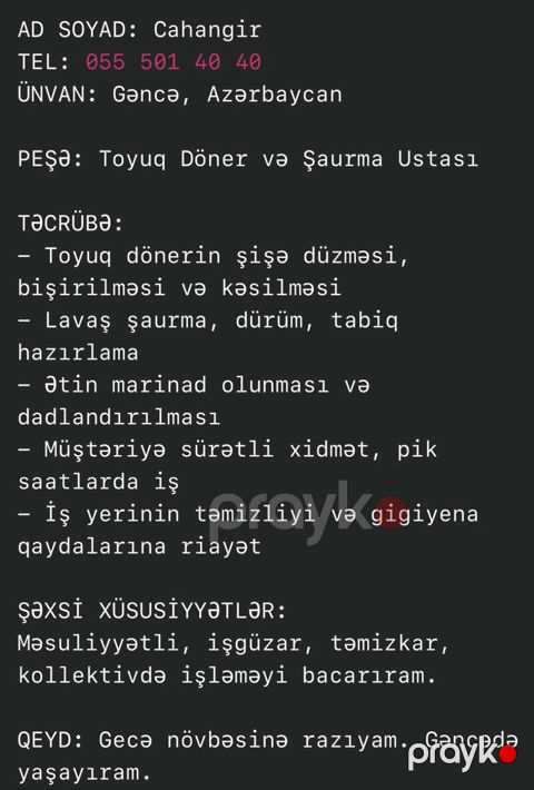 whatsapp ile elaqe yaradun — Gəncə