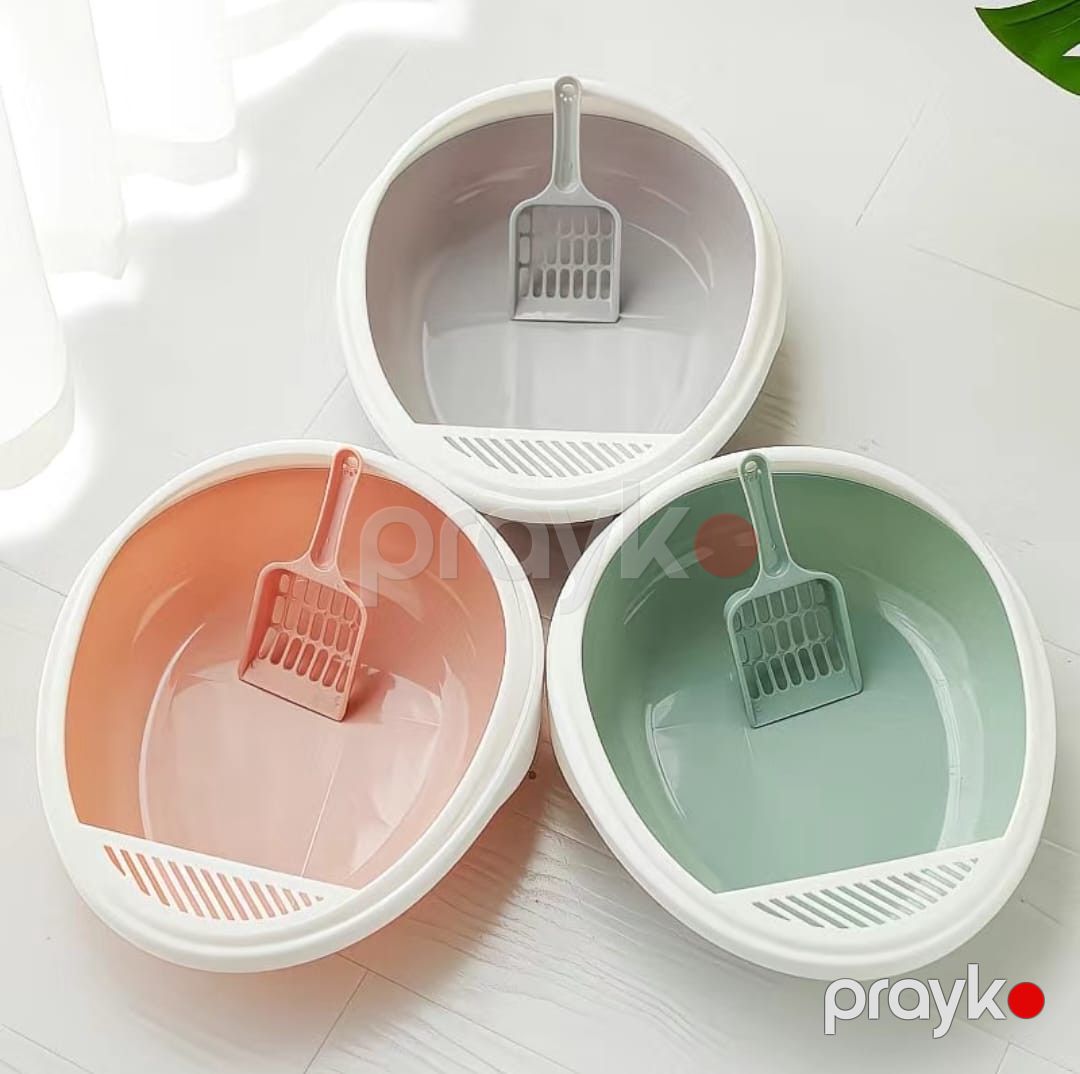 Tualet-lotok MSP-12, pişiklər üçün, çəhrayı, plastik, 17x41x47 sm — Tualetlər, Bakı (2)