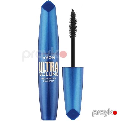 Kirpik üçün tuş Avon Ultra Volume Waterproof Blackest Black 10 ml — Bakı