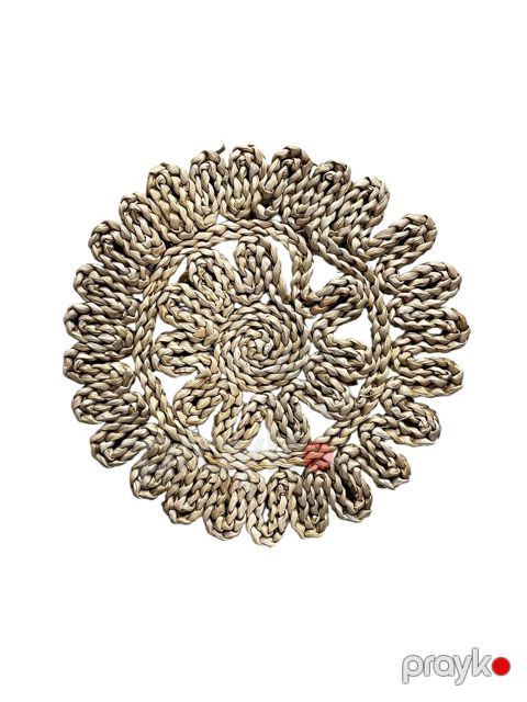 Qablar üçün altlıq FS-1242, həsir, bej, 35x35 sm — Bakı