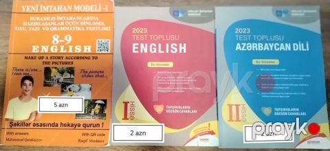 İngilis dili Testlər 8-ci sinif, 1-ci hissə, 2023 il — Bakı