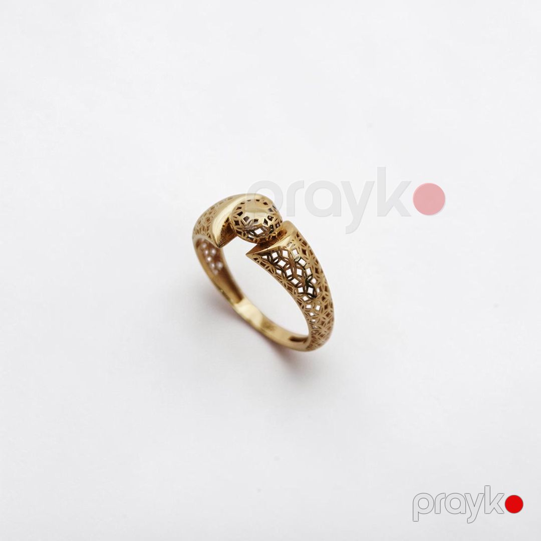 Üzük qadınlar üçün Azgold 10468, qızıl 585 əyar VJ170350 No Brand — Mallar, Bakı (3)